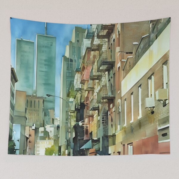 Item preview, Tribeca Towers designed and sold by RCWatercolours.