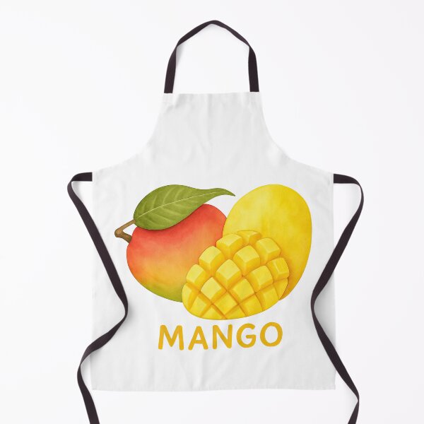 Item preview, Watercolor Mango Fruit with Bold Typography designed and sold by ArtfulWeave.