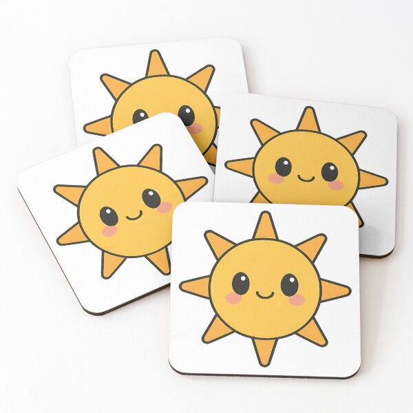 Item preview, Cara de sol kawaii: linda ilustración de un sol feliz designed and sold by Pixcelcosmic.