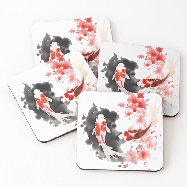 Item preview, Koi Fish With Cherry Blossom,Yin&Yang designed and sold by xiao xuans.