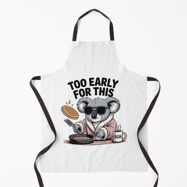 Item preview, Too Early For This – Sleepy Koala Pancake Morning designed and sold by MagicWander.