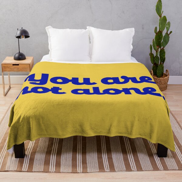 Item preview, You Are Not Alone - Royal Blue designed and sold by sillyjess.