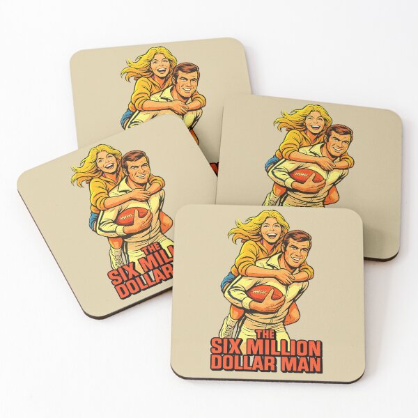 Item preview, Lee Majors and Farrah Fawcett Bionic Couple designed and sold by unfamouzzz.