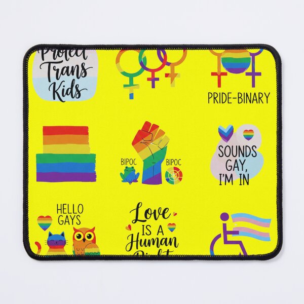 Item preview, Pride Month Stickers - Love is a Human Right designed and sold by RehanInkDesigns.