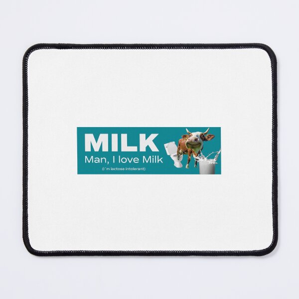 Item preview, Man, I love milk (I´m lactose intolerant) designed and sold by ikketegnehanne.