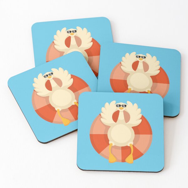 Item preview, Cool Goose on a Floatie in Sunglasses designed and sold by Art-of-Rory.