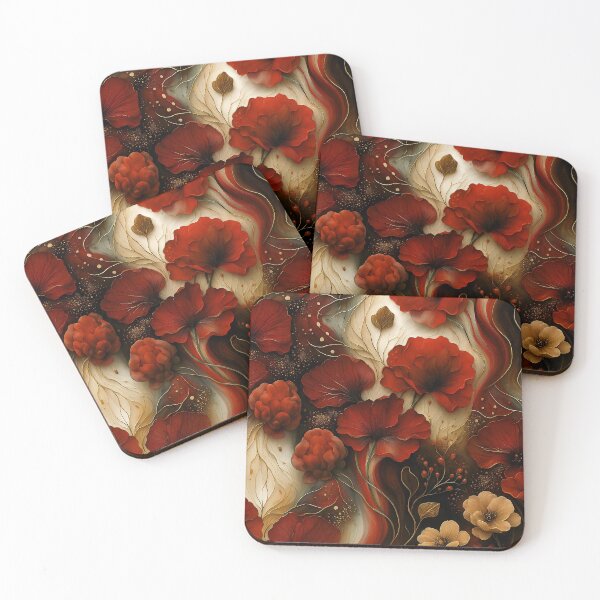 Item preview, Crimson Petals designed and sold by Kaleidoscope Print.
