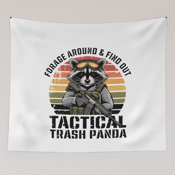 Item preview, Forage Around & Find Out Tactical Trash Panda Funny Raccoon  designed and sold by BornBorn.