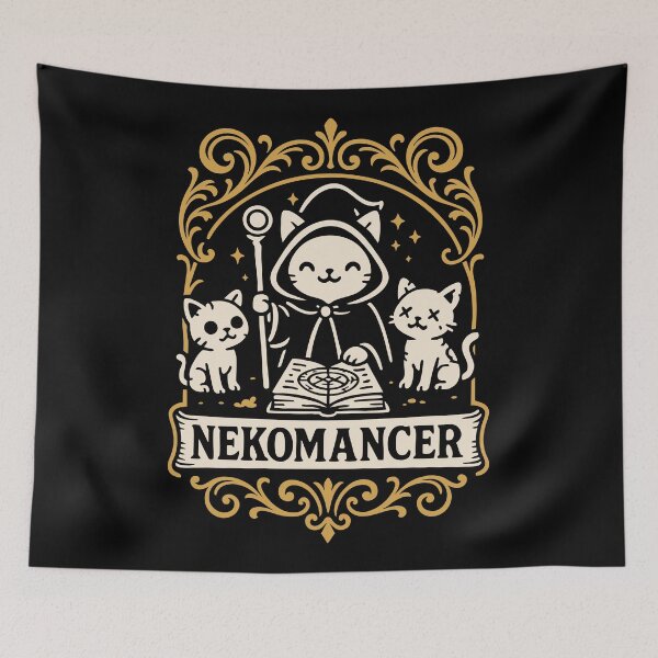 Item preview, Nekomancer Cute Cat Necromancer designed and sold by pixeptional.
