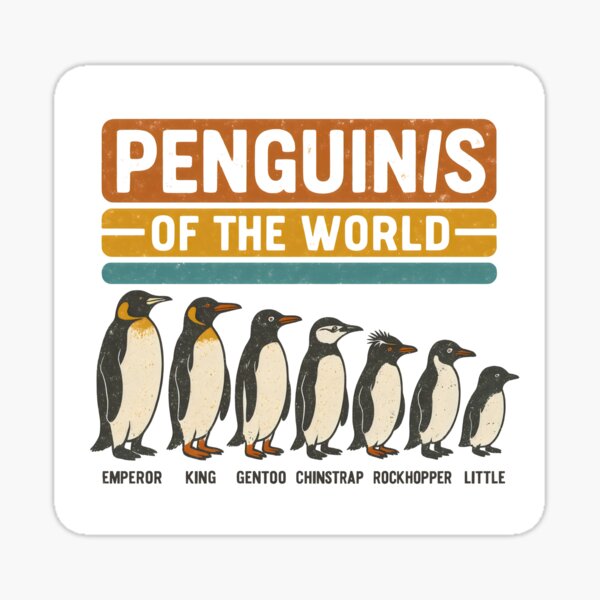 Item preview, Penguins Of The World designed and sold by DemureArtsy.