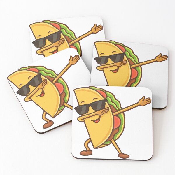 Item preview, Dabbing Taco Character with Cool Attitude designed and sold by ArtfulWeave.