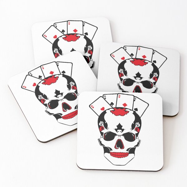 Item preview, poker card ace skull designed and sold by Achille3777.