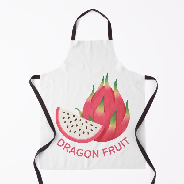 Item preview, Tropical Dragon Fruit with Bold Cutaway Design designed and sold by ArtfulWeave.