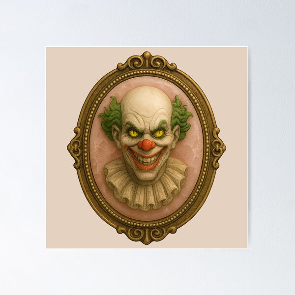 Item preview, Devilish Clown Cameo designed and sold by Creep-elina.
