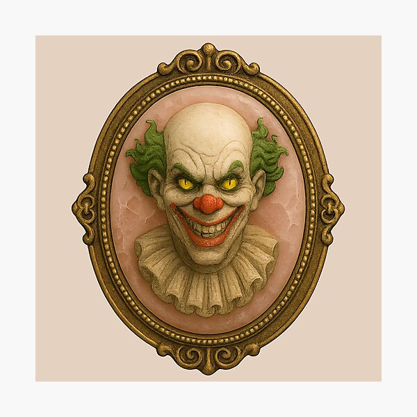 Item preview, Devilish Clown Cameo designed and sold by Creep-elina.