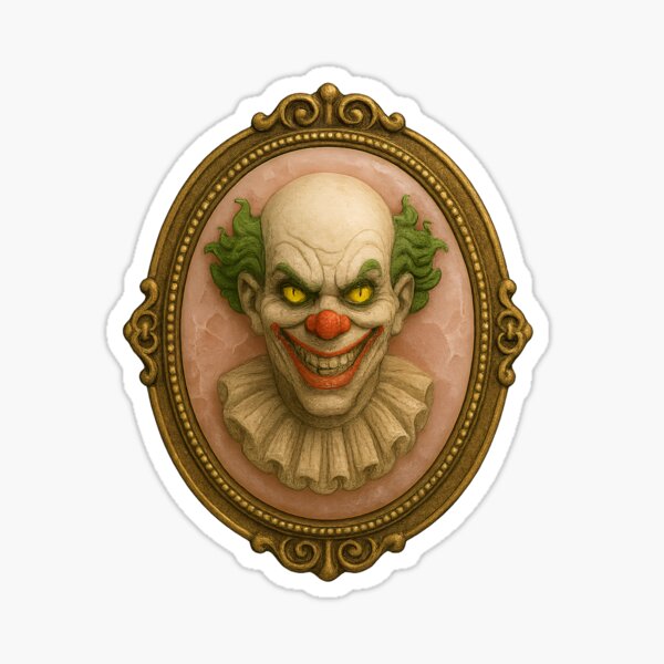 Item preview, Devilish Clown Cameo designed and sold by Creep-elina.