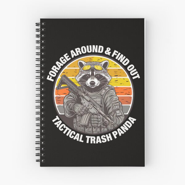 Item preview, Gift Forage Around & Find Out Tactical Trash Panda Funny Raccoon  designed and sold by BornBorn.