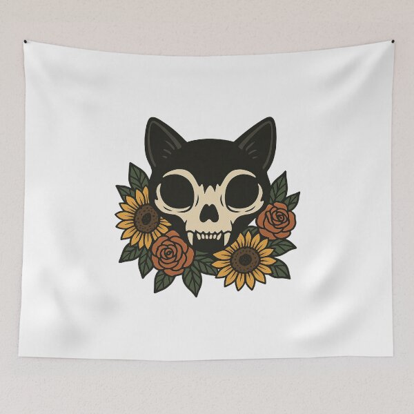 Item preview, Floral Feline Afterlife designed and sold by FBA.