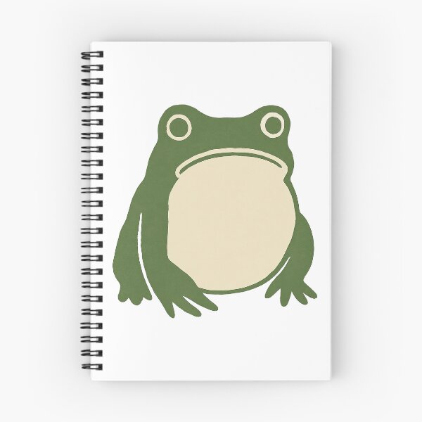 Item preview, Minimalist Green Frog with Cream Belly Design designed and sold by ArtfulWeave.