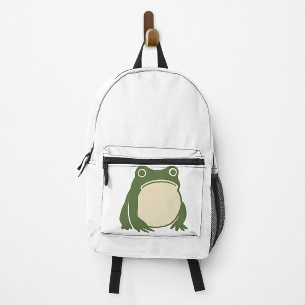 Item preview, Minimalist Green Frog with Cream Belly Design designed and sold by ArtfulWeave.