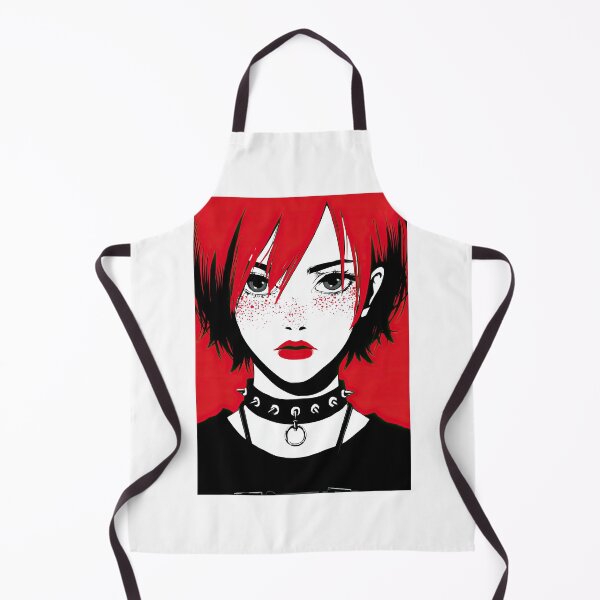 Item preview, Punk Rock Girl With Freckles And Pale Skin designed and sold by Piotrek0001.