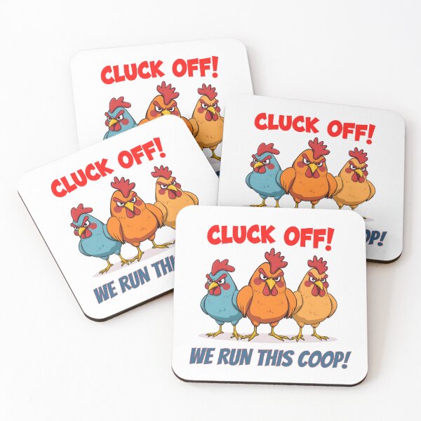 Item preview, Cluck Off We Run This Coop designed and sold by TheEmptyBottleStudio.
