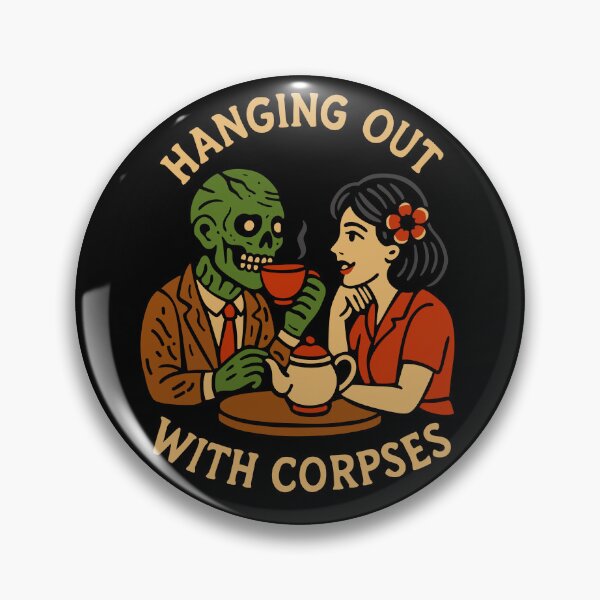 Item preview, Hanging Out With Corpses designed and sold by byebyesally.