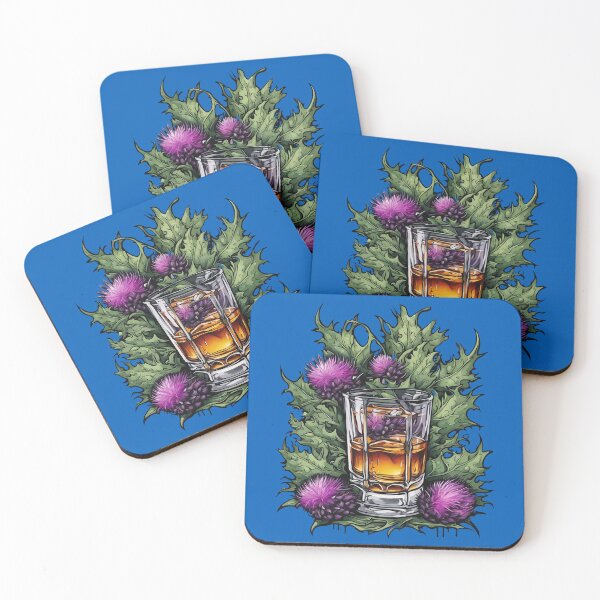Item preview, A Wee Dram For The Bard Of Scotland With Thistle designed and sold by taiche.