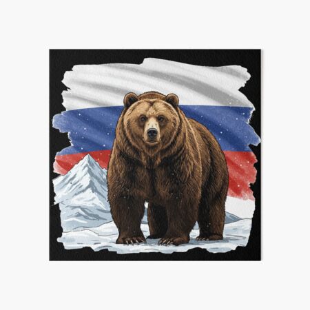 Russian Bear and Flag - Russia Tank Top