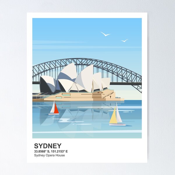 Item preview, Sydney Opera House, Australia designed and sold by typelab.