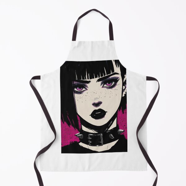Item preview, Punk Girl With Freckles And Black Eyeliner designed and sold by Piotrek0001.