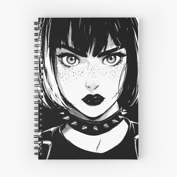 Item preview, Freckled Rebel With Sharp Punk Design designed and sold by Piotrek0001.