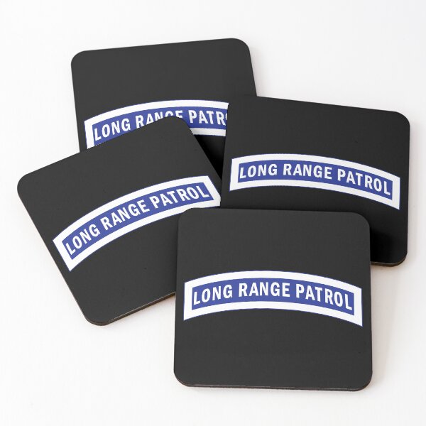 Item preview, Army - Tab - Long Range Patrol - Blue - White designed and sold by Military Insignia Products.