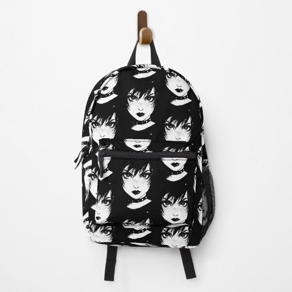 Item preview, Pale Freckled Punk Girl With Vector Outline designed and sold by Piotrek0001.