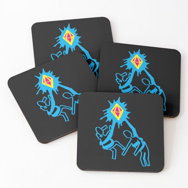 Item preview, "Reach for the Core" – Abstract Neon Energy Artwork designed and sold by Mvirtualmuseum.
