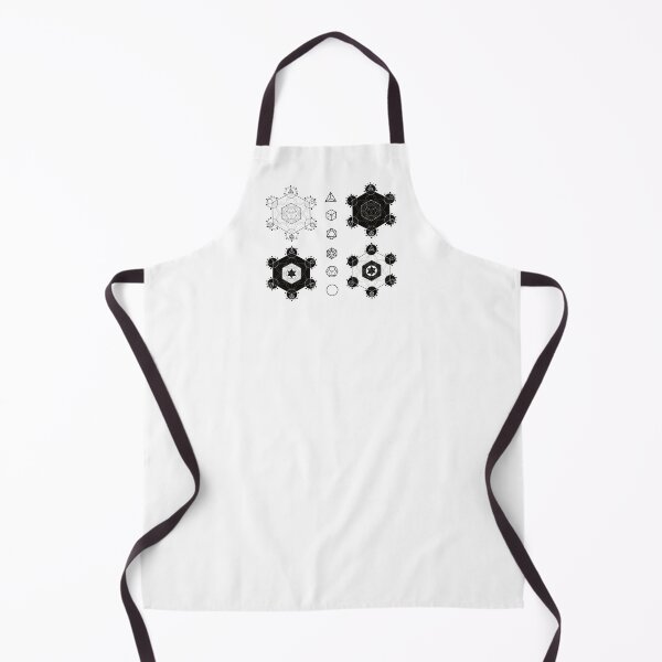 Item preview, Black and White Sacred Geometry – Metatron’s Cube & Platonic Solids designed and sold by MJ Koldewyn.