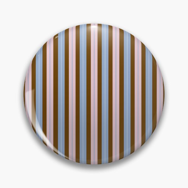 Item preview, Vertical Stripes Double Stripe Pattern Light Blue Pink Brown designed and sold by kierkegaard.