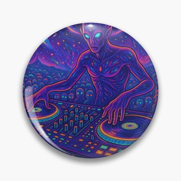 Item preview, Intergalactic DJ designed and sold by Shmeeceposters.