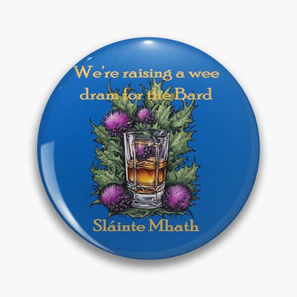 Item preview, A Wee Dram For The Bard And Good Health With Thistle designed and sold by taiche.