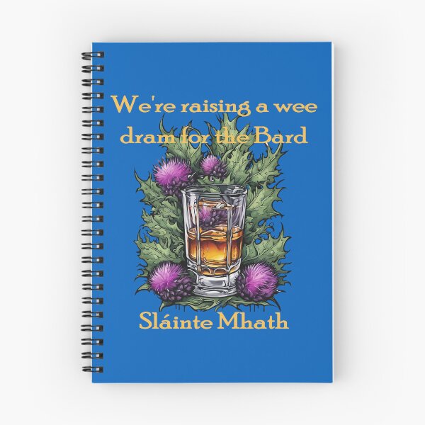 Item preview, A Wee Dram For The Bard And Good Health With Thistle designed and sold by taiche.