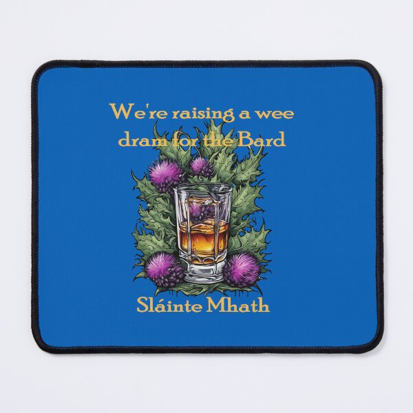 Item preview, A Wee Dram For The Bard And Good Health With Thistle designed and sold by taiche.