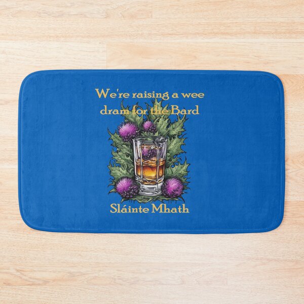 Item preview, A Wee Dram For The Bard And Good Health With Thistle designed and sold by taiche.