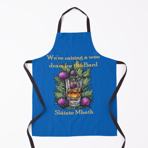 Item preview, A Wee Dram For The Bard And Good Health With Thistle designed and sold by taiche.