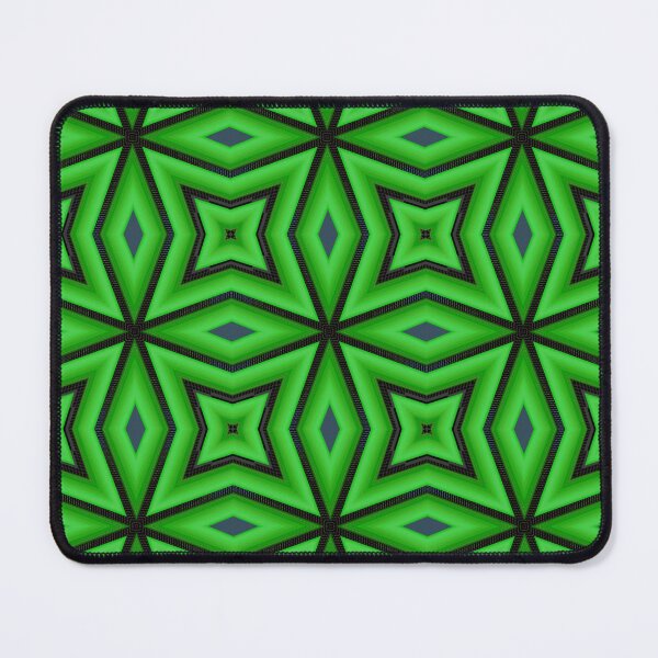 Item preview, Green Geometric Pattern – Futuristic Abstract Design for Apparel & Decor designed and sold by TanzzBubble.
