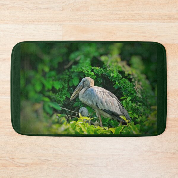 Item preview, Asian Openbill Stork Caring for Its Chick designed and sold by WingsOfWonders.