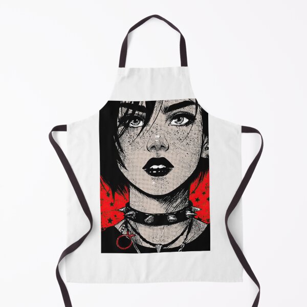 Item preview, Graphic Punk Rock Girl With Edgy Features designed and sold by Piotrek0001.