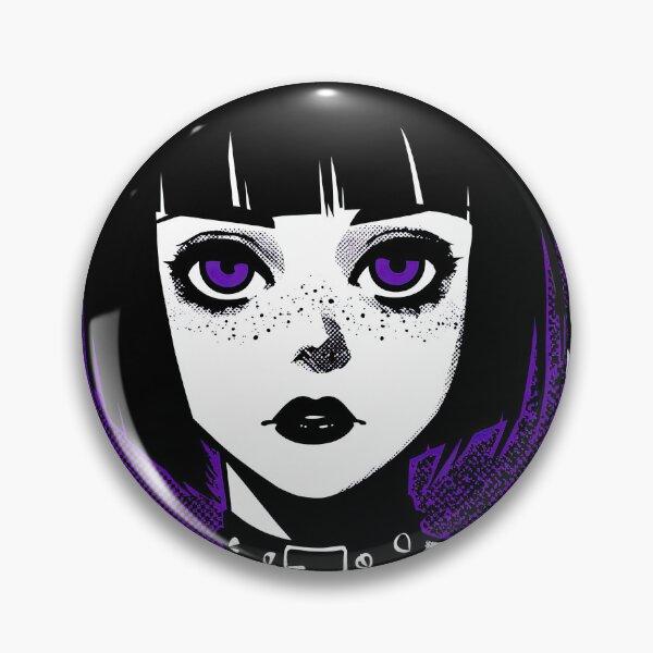 Item preview, Anime Punk Girl With Bold Graphic Face designed and sold by Piotrek0001.