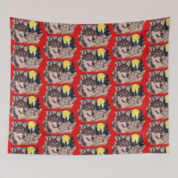 Item preview, Napoleon Dynamite Movie - Retro Wolf Nature Scene designed and sold by ourkid.