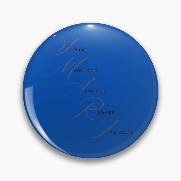 Item preview, Smart Goals Design - Blue designed and sold by Snowroseblossom.