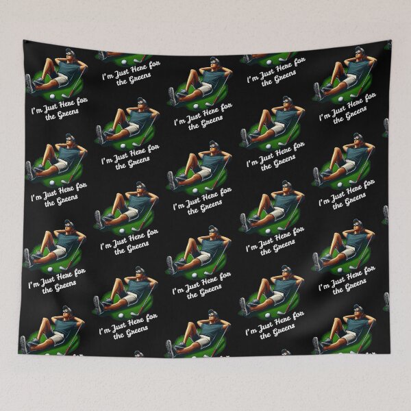 Item preview, I’m Just Here for the Greens – Funny Golf Relaxation Design designed and sold by Dantin.